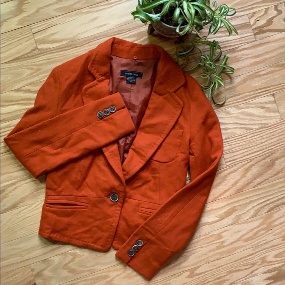 Orange Blazer